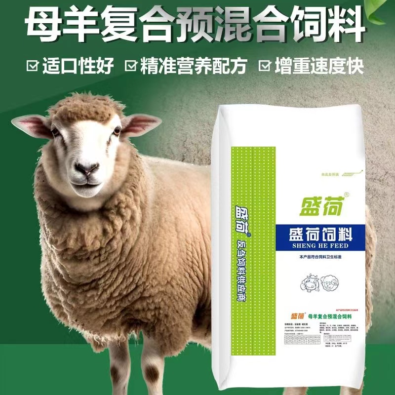 繁殖母羊预混料种羊饲料发情配种快提高产仔增加产奶量母羊用饲料