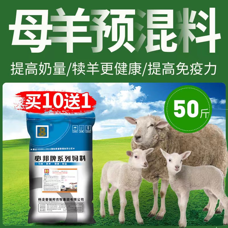 5%母羊预混料饲料复合妊娠期养羊哺乳反刍微量元素专用添加剂吃的